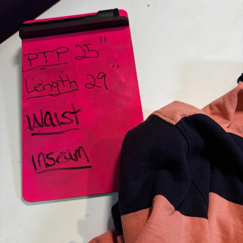The North Face measurements pit